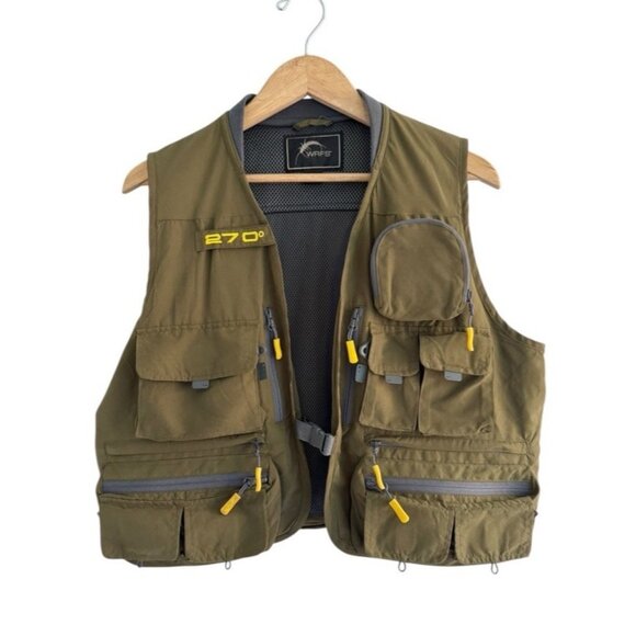 White River Fly Shop Fishing Vest 270 WRFS Multi Pocket Utility Outdoors Men's M - Picture 1 of 13